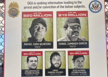 LA DEA REINICIA CAMPAÑA DE BÚSQUEDA Y CAPTURA CONTRA CAPOS MEXICANOS