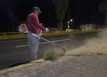 MUNICIPIO REHABILITA Y LIMPIA LA AVENIDA SALVADOR NADA