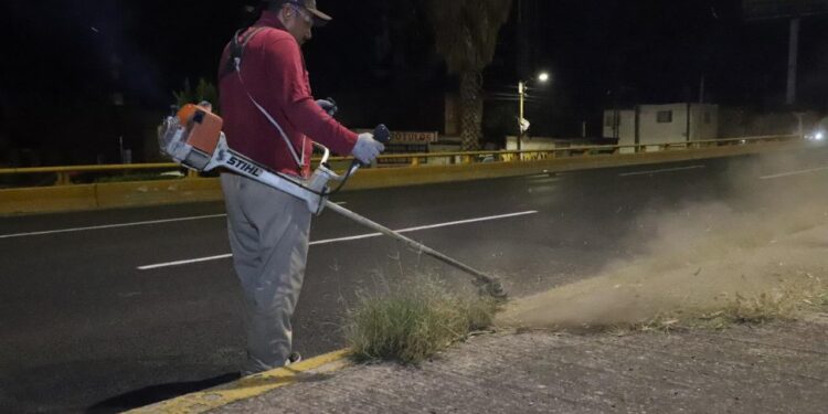 MUNICIPIO REHABILITA Y LIMPIA LA AVENIDA SALVADOR NADA