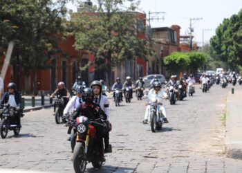 LLEGAN 200 MOTOCICLISTAS A LA CAPITAL PARA PROMOVER LA SALUD ENTRE LA POBLACIÓN MASCULINA