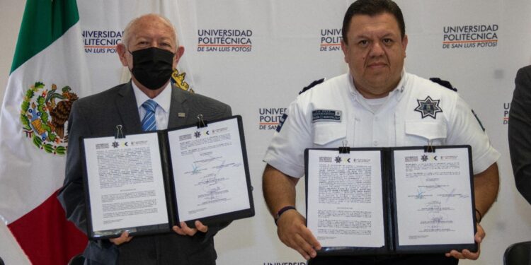 POLICIA MUNICIPAL FIRMA CONVENIO DE COLABORACIÓN CON LA UNIVERSIDAD POLITÉCNICA