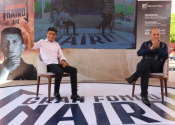 EL CICLISTA COLOMBIANO NAIRO QUINTANA VISITO TIERRAS POTOSINAS