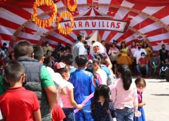 GOBIERNO DE LA CAPITAL Y ATLÉTICO DE SAN LUIS FESTEJAN A NIÑAS Y NIÑOS EN SU DIA