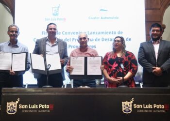 CLÚSTER AUTOMOTRIZ  Y MUNICIPIO UNEN ESFUERZO EN FAVOR DEL DESARROLLO ECONÓMICO EN SAN LUIS