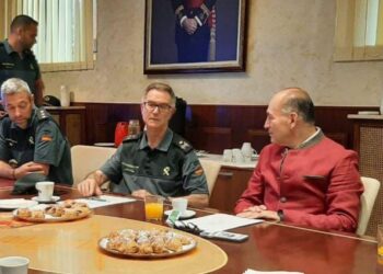 DE GIRA EN MADRID EL ALCALDE GALINDO BUSCA ACUERDOS DE COLABORACIÓN CON GUARDIA CIVIL ESPAÑOLA