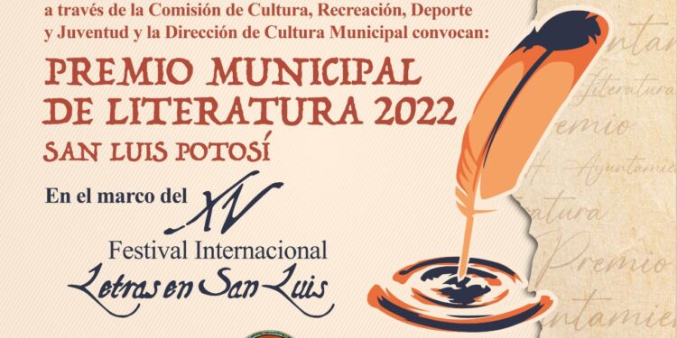 CONVOCAN AL PREMIO MUNICIPAL DE LITERATURA
