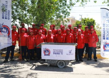 MUNICIPIO REDOBLA MANTENIMIENTO CON LA BRIGADA DE RESCATE DE LA CIUDAD
