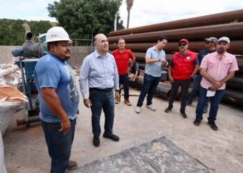 MUNICIPIO TERMINA PERFORACIÓN DE POZO EN EL AGUAJE EN TIEMPO RÉCORD