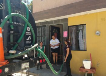 MUNICIPIO E INTERAPAS HAN LLEVADO MÁS DE MIL 268 MILLONES DE LITROS DE AGUA A LOS HOGARES POTOSINOS