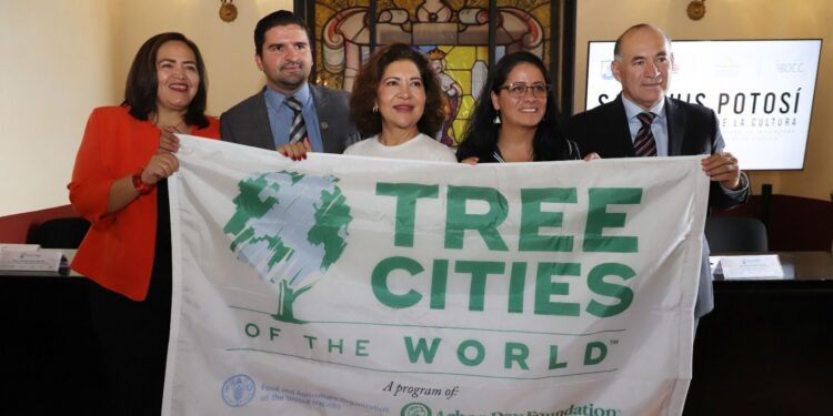 RECIBE ALCALDIA DISTINCION COMO “CIUDAD ÁRBOL DEL MUNDO”