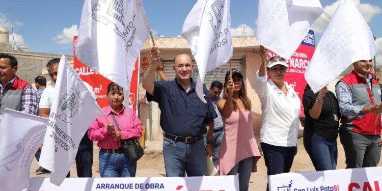 INICIA ALCALDE NUEVA ETAPA DE VIALIDADES POTOSINAS EN EL NORTE DE LA CIUDAD