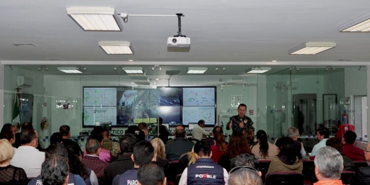 PRESENTAN NUEVO CENTRO TÁCTICO DE CONTROL Y VIDEO VIGILANCIA MUNICIPAL