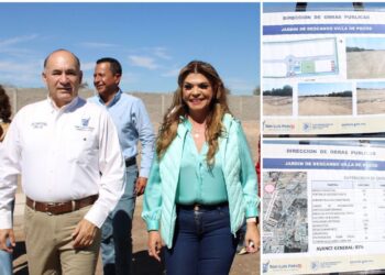 SUPERVISAN TERRENOS DEL NUEVO PANTEON DE VILLA DE POZOS