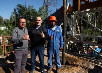 MUNICIPIO INICIA LA PERFORACIÓN DEL POZO POSIBLE VI, EN LA PLANTA LOS FILTROS