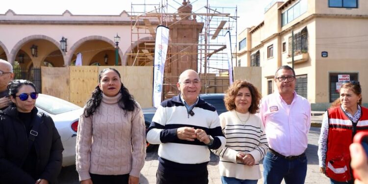MUNICIPIO INICIA TRABAJOS DE RESTAURACION DE LA CAJA DEL AGUA DEL SANTUARIO