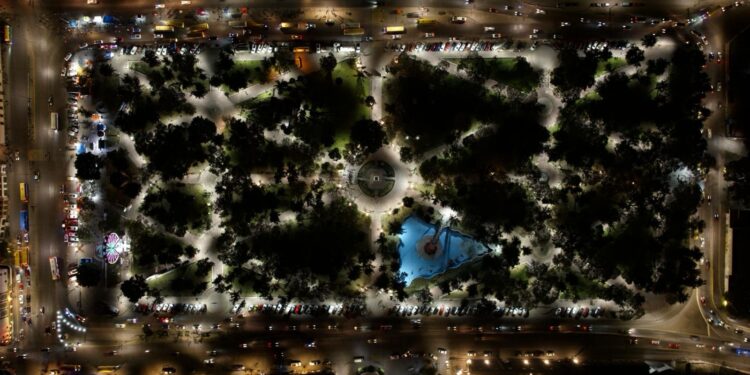 INSTALA MUNICIPIO ALUMBRADO TÁCTICO EN LA ALAMEDA JUAN SARABIA