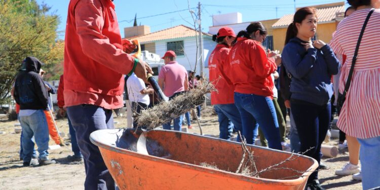 MUNICIPIO REALIZA JORNADA DE LIMPIEZA EN LA COLONIA SAN PATRICIO