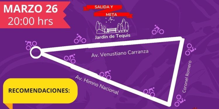 EN EL MARCO DEL FESTIVAL SAN LUIS EN PRIMAVERA MUNICIPIO ORGANIZA LA TRADICIONAL RODADA NOCTURNA