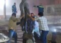 RETIRA MUNICIPIO ESCULTURA DEL PATRONO DE LA CIUDAD PARA DARLE MANTENIMIENTO