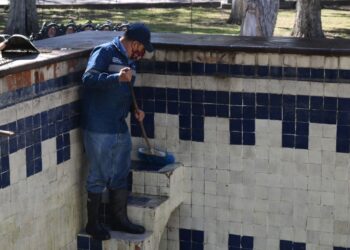 MUNICIPIO DA MANTENIMIENTO A LA FUENTE DE LA ALAMEDA