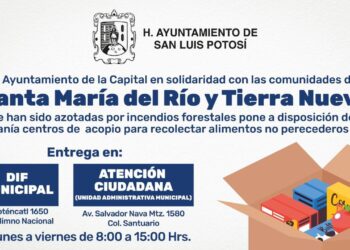 MUNICIPIO ABRE CENTROS DE ACOPIO PARA DANMIFICADOS DE LOS INCENDIOS FORESTALES