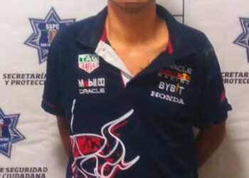 Policía Municipal detiene a hombre armado con cuerno de chivo