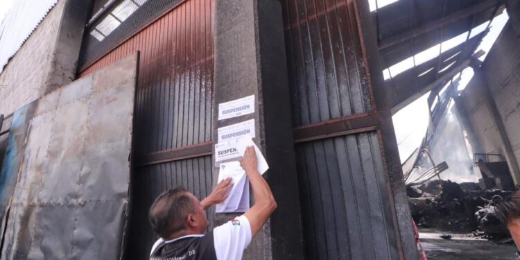 CLAUSURA MUNICIPIO EMPRESAS DE RECICLADO EN LA DELEGACIÓN DE LA PILA