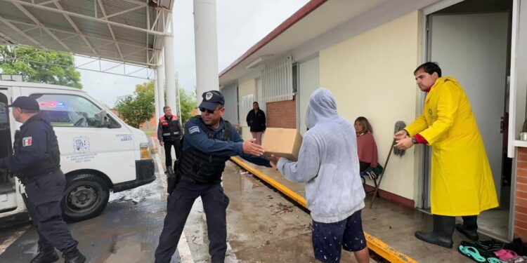 MUNICIPIO INSTALA ALBERGUE PARA PERSONAS AFECTADAS POR LAS LLUVIAS EN LOS GARCÍA