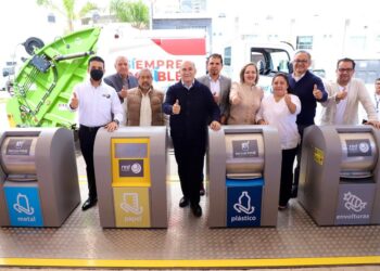 PRESENTA ALCALDE NUEVA TECNOLOGÍA PARA LA RECOLECCIÓN DE BASURA