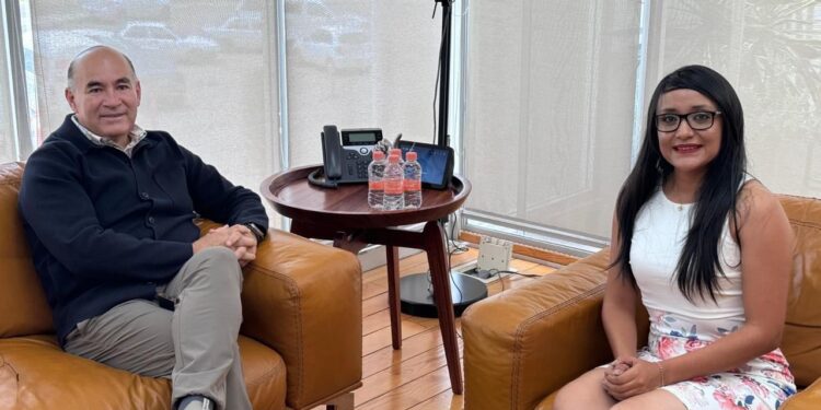 Alcalde se reunió con la Concejal Presidenta de Villa de Pozos