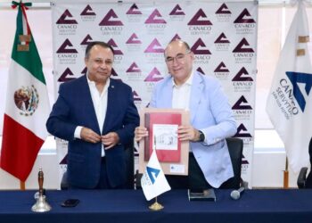 ACUERDA ALCALDE AGILIZAR TRAMITES DE COMERCIO EN REUNION CON LA CANACO 