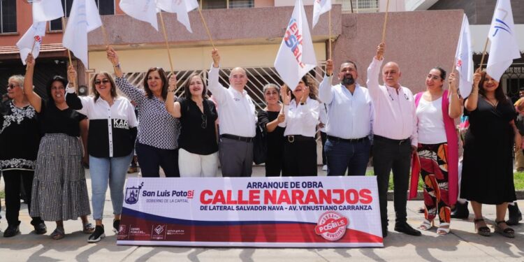ALCALDE DA BANDERAZO A LA REGENERACIÓN INTEGRAL DE LA CALLE NARANJOS