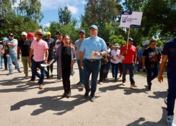 EL DOMIGO DEL PILAS LLEGÓ A LA COLONIA SAN SALVADOR AL SUR DE LA CAPITAL