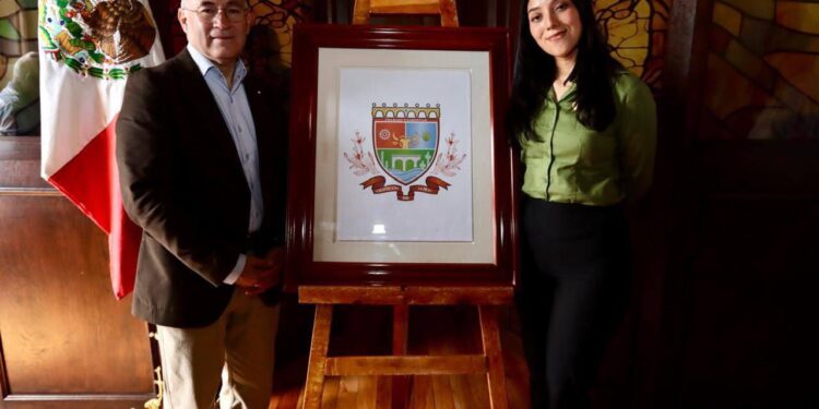PRESENTAN NUEVO ESCUDO DE ARMAS DE LA DELEGACIÓN LA PILA