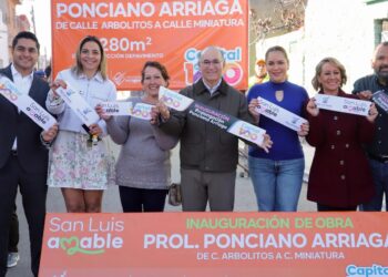 ALCALDE CAPITALINO ENTREGÓ LA PAVIMENTACIÓN DE LA CALLE PROLONGACIÓN PONCIANO ARRIAGA