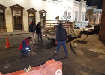 MUNICIPIO PREPARA EL CENTRO HISTÓRICO PARA LA PROCESIÓN DEL SILENCIO