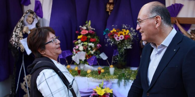 DAN INICIO EN LA CAPITAL A LA SEMANA SANTA DESDE EL CALLEJON DEL BUCHE