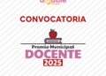 CONVOCAN EN LA CAPITAL AL PREMIO MUNICIPAL DOCENTE 2025