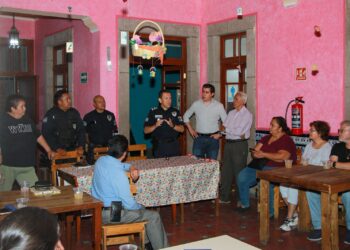 TITULAR DE LA SSPC EN ATENCIÓN PERMANENTE CON CIUDADANOS DEL CENTRO HISTÓRICO