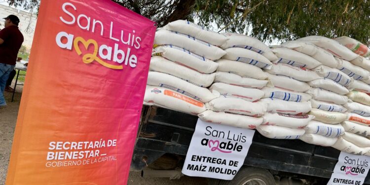 APOYA MUNICIPIO DE LA CAPITAL CON 37 TONELADAS DE MAÍZ MOLIDO A PRODUCTORES PECUARIOS