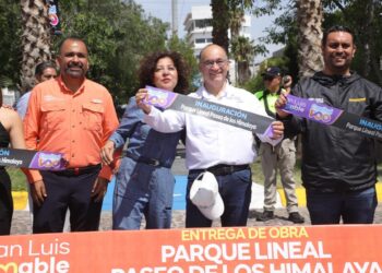 ALCALDE ENTREGA PARQUE LINEAL Y DRENAJE PLUVIAL EN HIMALAYA