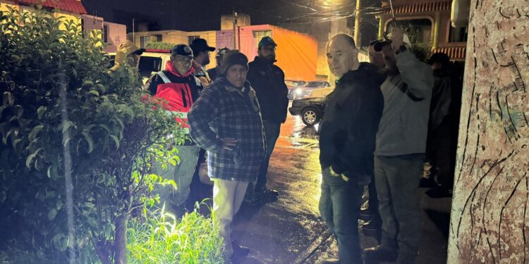 ALCALDE REALIZA INSPECCIÓN NOCTURNA POR LLUVIAS EN LA CAPITAL