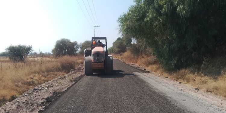 DELEGACIÓN DE LA PILA BENEFICIADA CON EL  PROGRAMA “VIALIDADES POTOSINAS 2.0”