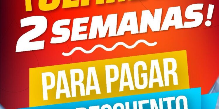 SOLO QUEDAN DOS SEMANAS PARA APROVECHAR LOS DESCUENTOS EN INTERAPAS