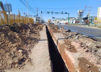 REHABILITACIÓN EN AVENIDA INDUSTRIAS REGISTRA IMPORTANTE AVANCE: INTERAPAS
