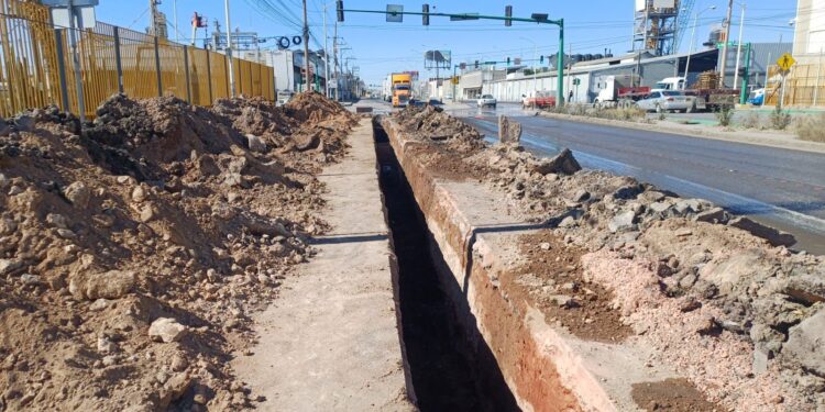 REHABILITACIÓN EN AVENIDA INDUSTRIAS REGISTRA IMPORTANTE AVANCE: INTERAPAS