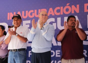 INAUGURAN RED HIDRÁULICA Y DRENAJE EN TIERRA BLANCA