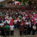 POTOSINOS DISFRUTAN DEL TRIUNFO DE MÉXICO EN LA PLAZA DEL CARMEN