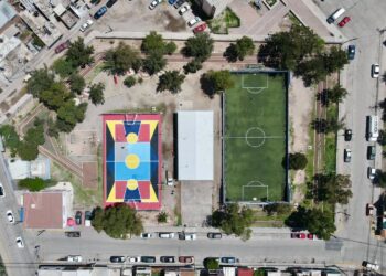 REHABILITAN CANCHA DEL CENTRO COMUNITARIO INFONAVIT MORALES
