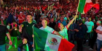 CAPITAL POTOSINA ESTALLA DE ORGULLO MUNDIALISTA CON EL PASE DE MÉXICO A OCTAVOS